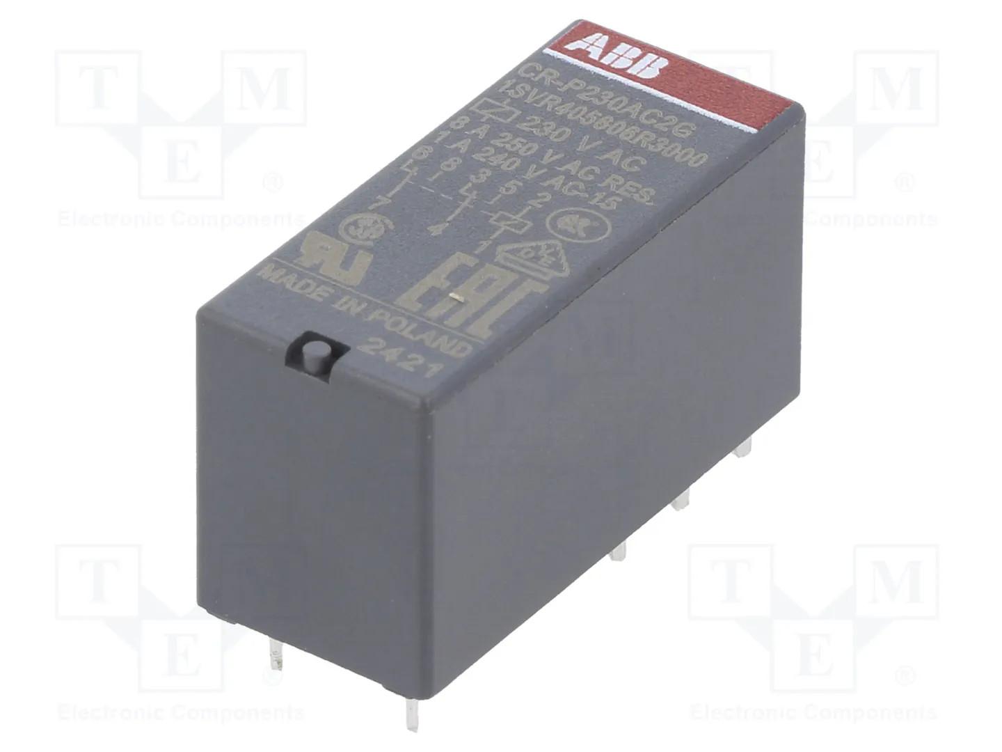 CR-P230AC2G PLUGGABLE INTERFACE REL