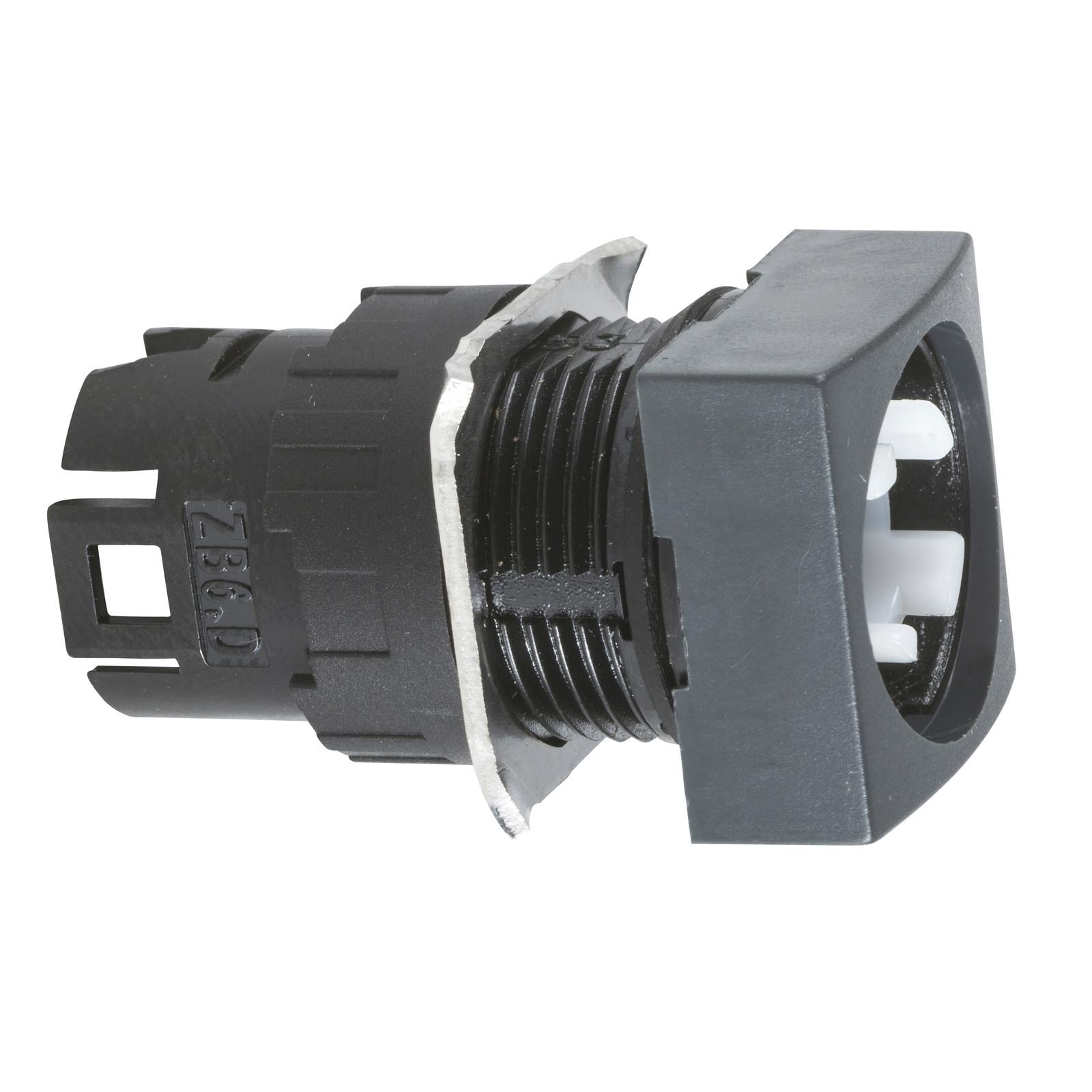 Head for selector switch, Harmony XB6, illuminated square Ø 16 2 position stay put