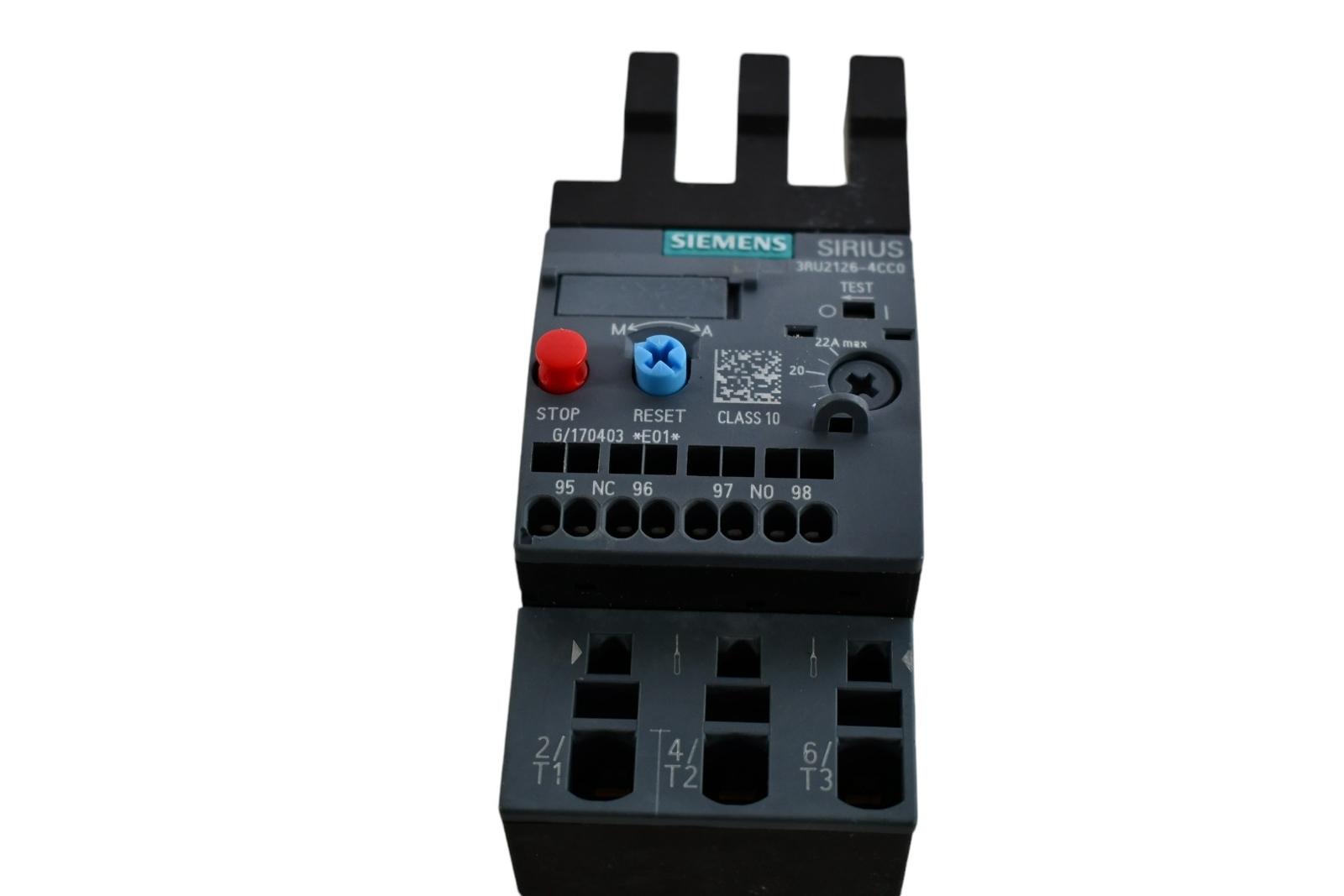 OVERLOAD RELAY CL10 S0 17-22A SPRNG
