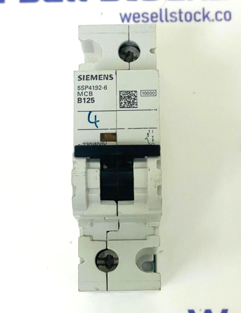 SUP PTOR 5SP4 1P 240V 125A 7.5K B-TRIP
