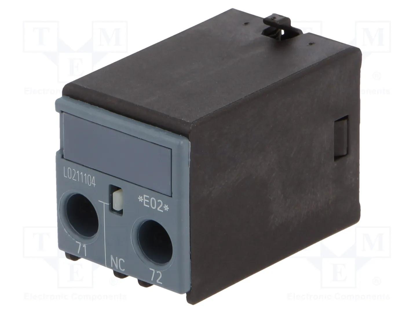 AUX. SWITCH 1NC WIRE BELOW SCREW