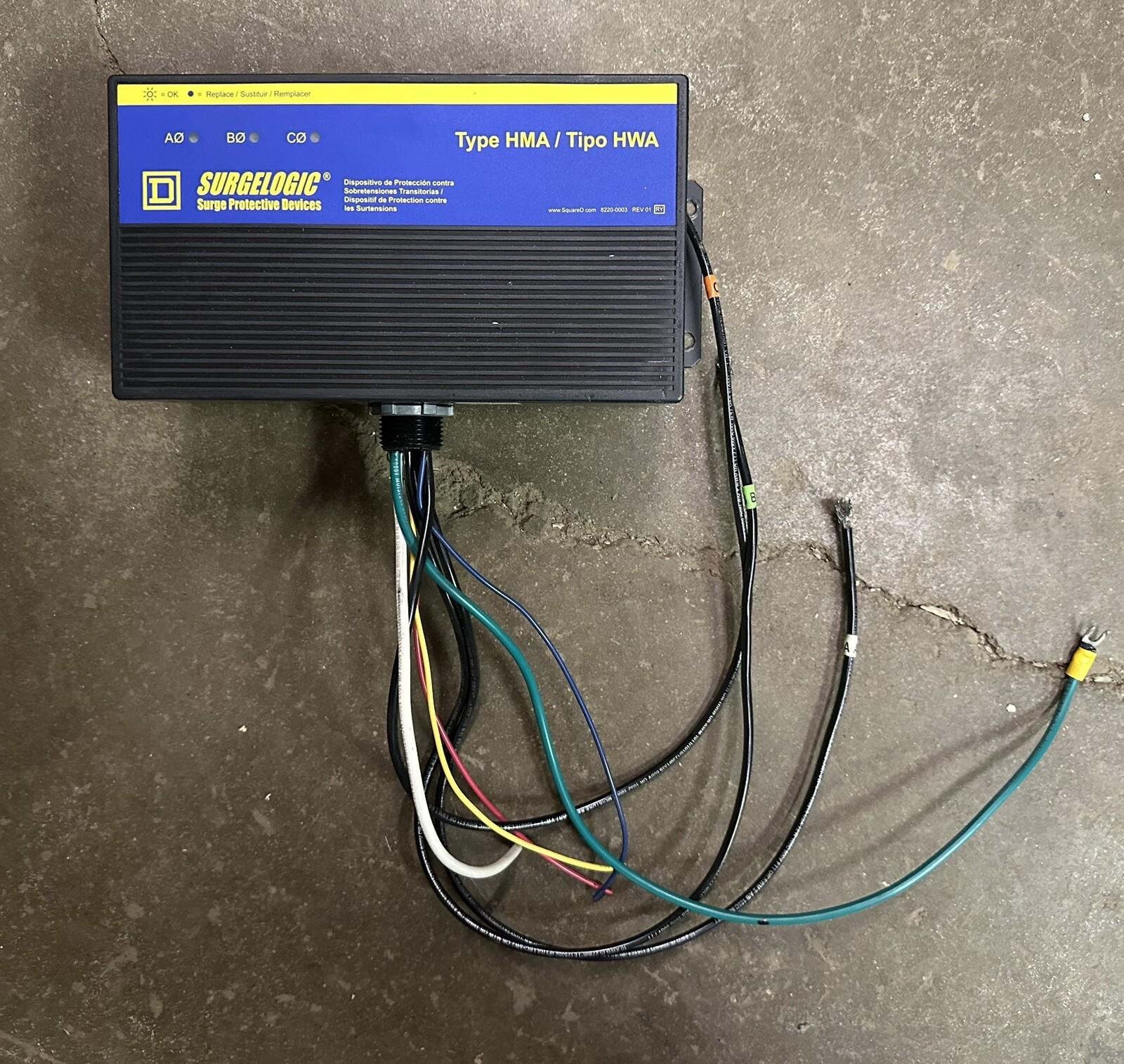 Surge protection device, Surgelogic, HWA, 50kA, 480Y/277VAC, 3 phase, 4 wire, NEMA 4X