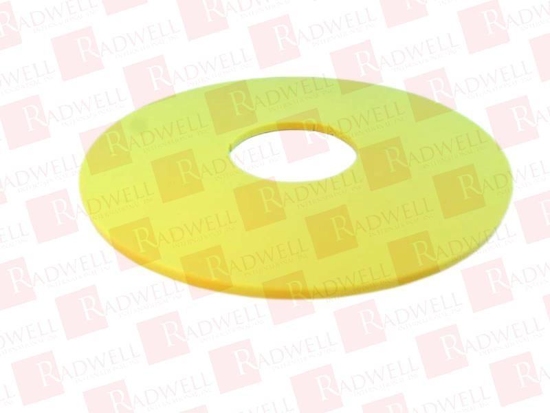 BACKING PLATE, YLW, O.D. 75MM, BLANK