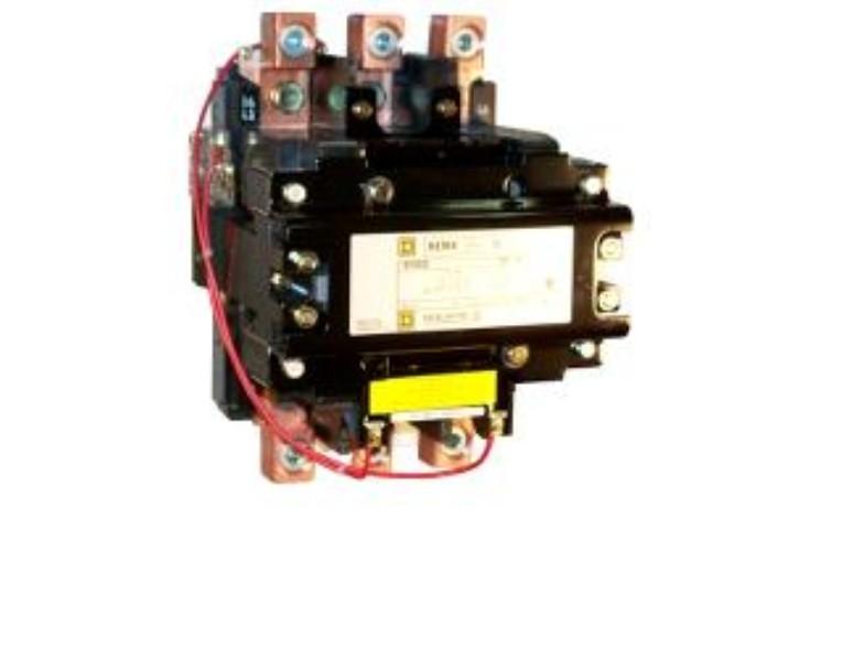 NEMA Contactor, Type S, nonreversing, Size 5, 270A, 200HP at 575VAC, 3 phase, up to 100kA, 3 pole, 480VAC coil, open