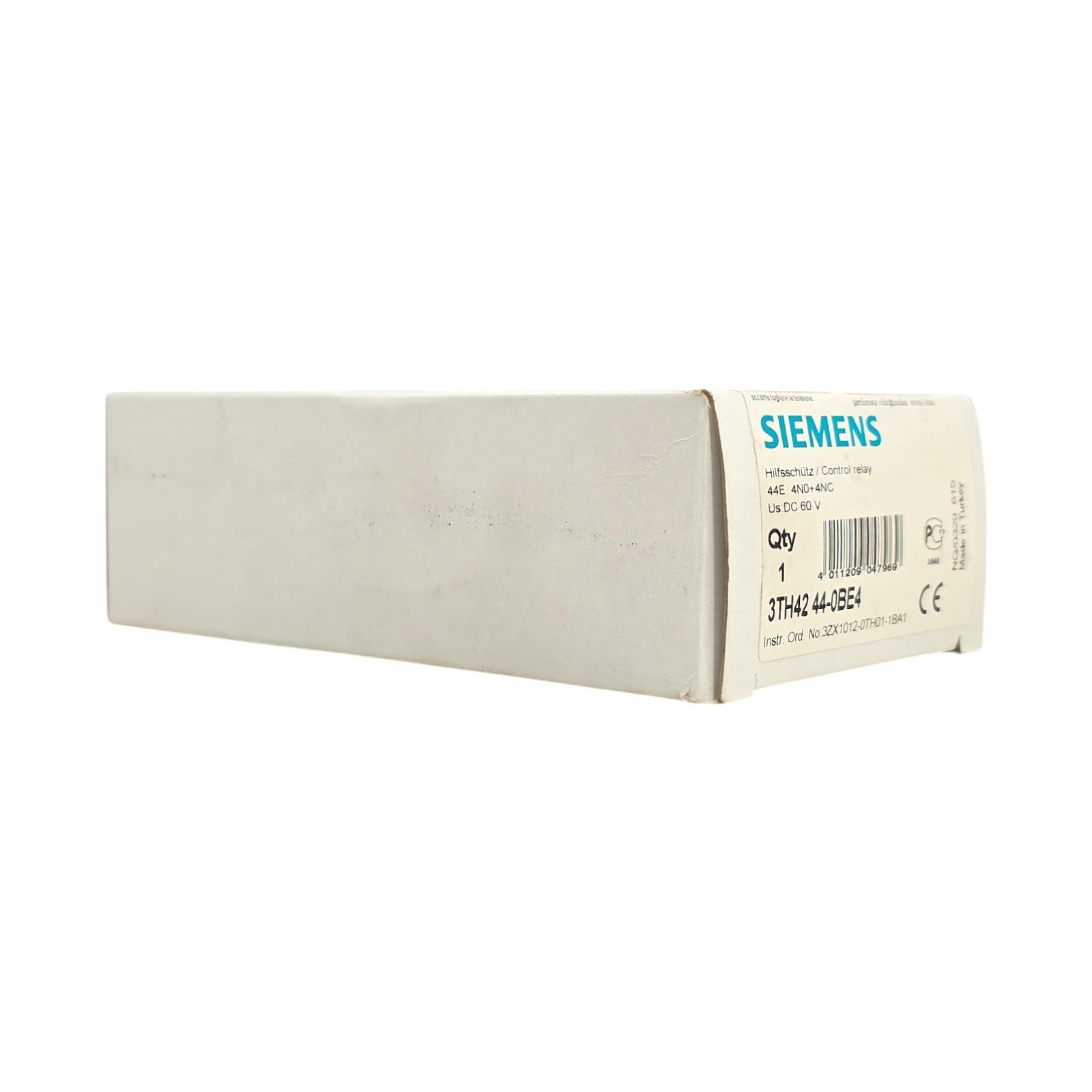 CONTROL RELAY, DC OPER, 60V, 4NO+4NC