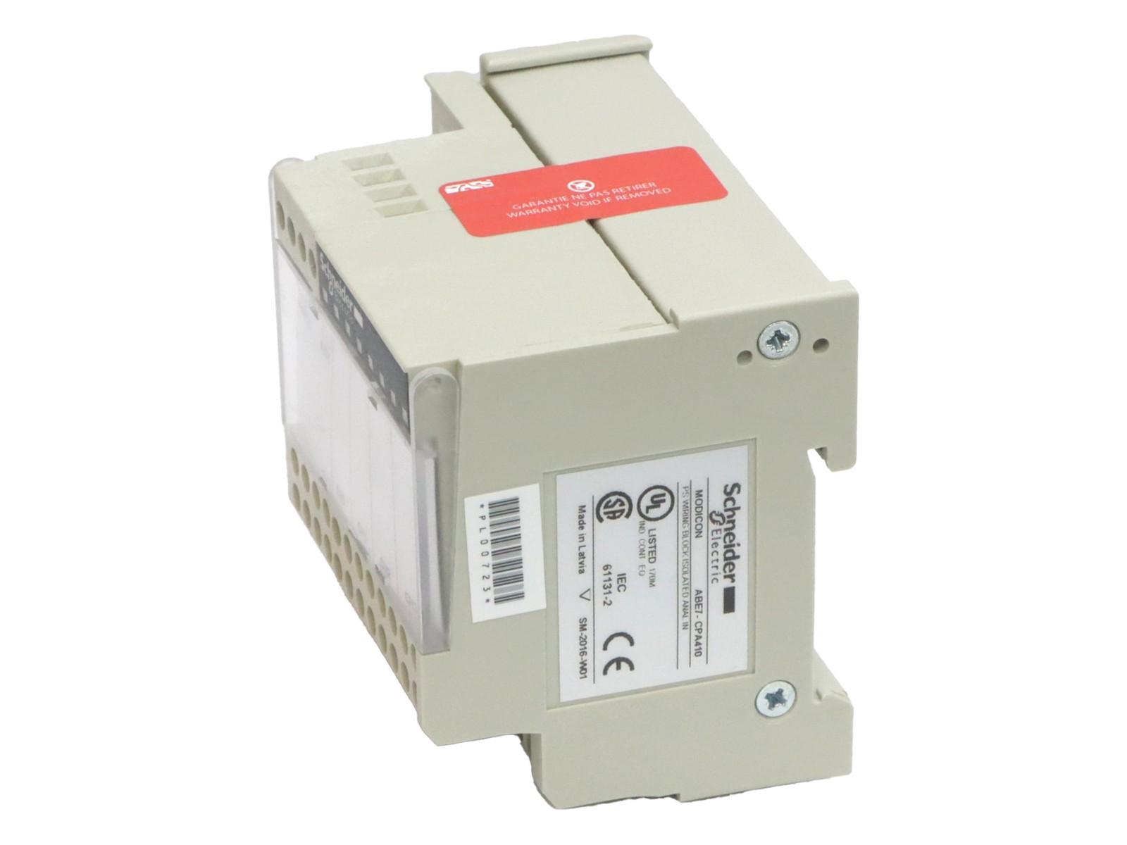 connection sub-base ABE7 - for distribution of 4 analog channels protected