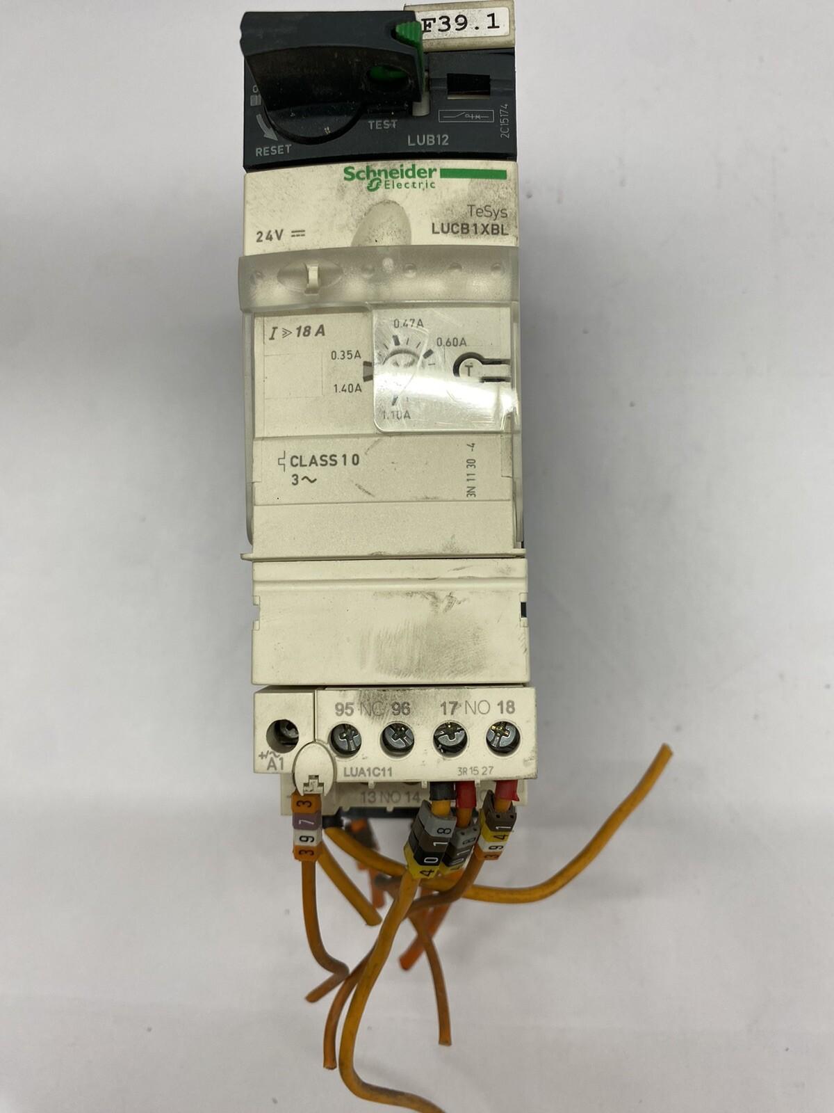 Advanced control unit, TeSys Ultra, 0.35A to 1.4A, 3P motors, protection & diagnostic, class 10, coil 24VDC