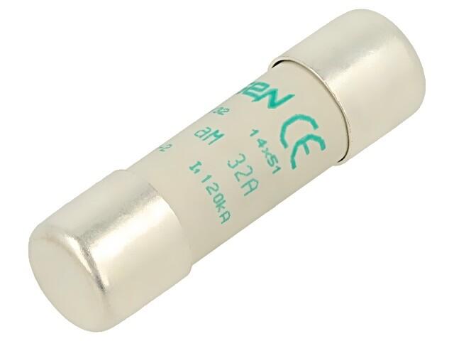 NFC cartridge fuses, TeSys GS, cylindrical 14mm x 51mm, fuse type aM, 500VAC, 32A, without striker