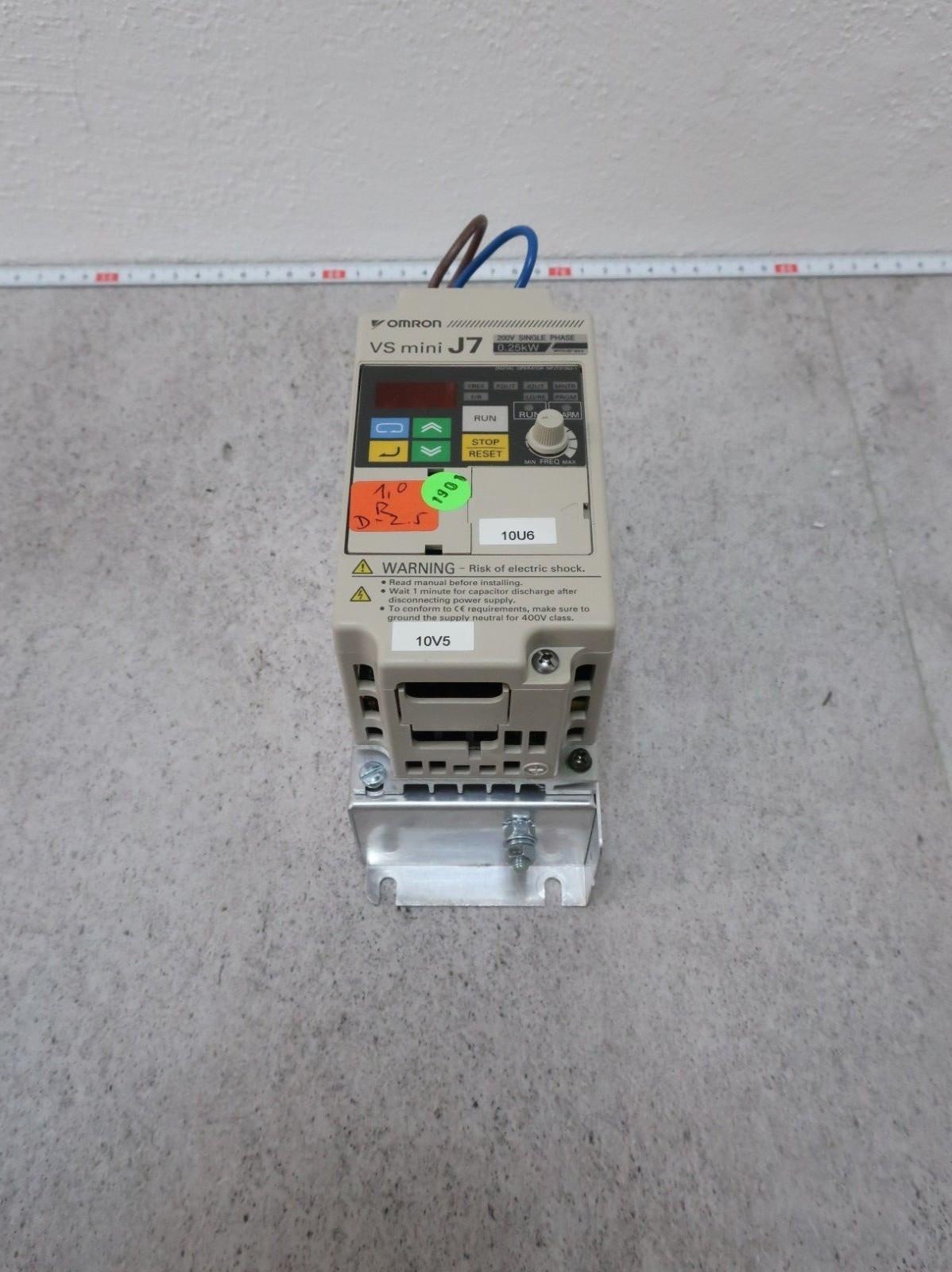 CIMR-J7AZB0P2, 0.25kW, Omron Vs Mini J7 Rasimi 3G3JV Pfi 1010-E Filtre