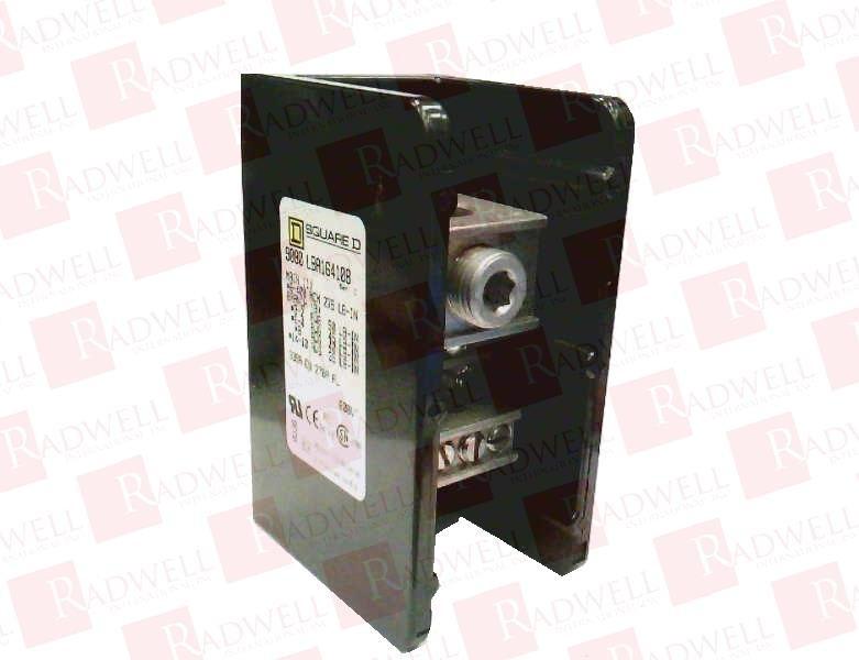 Power distribution block, Linergy, 1 pole, 1 line, 8 load, 335A Cu, 270A Al, 600V