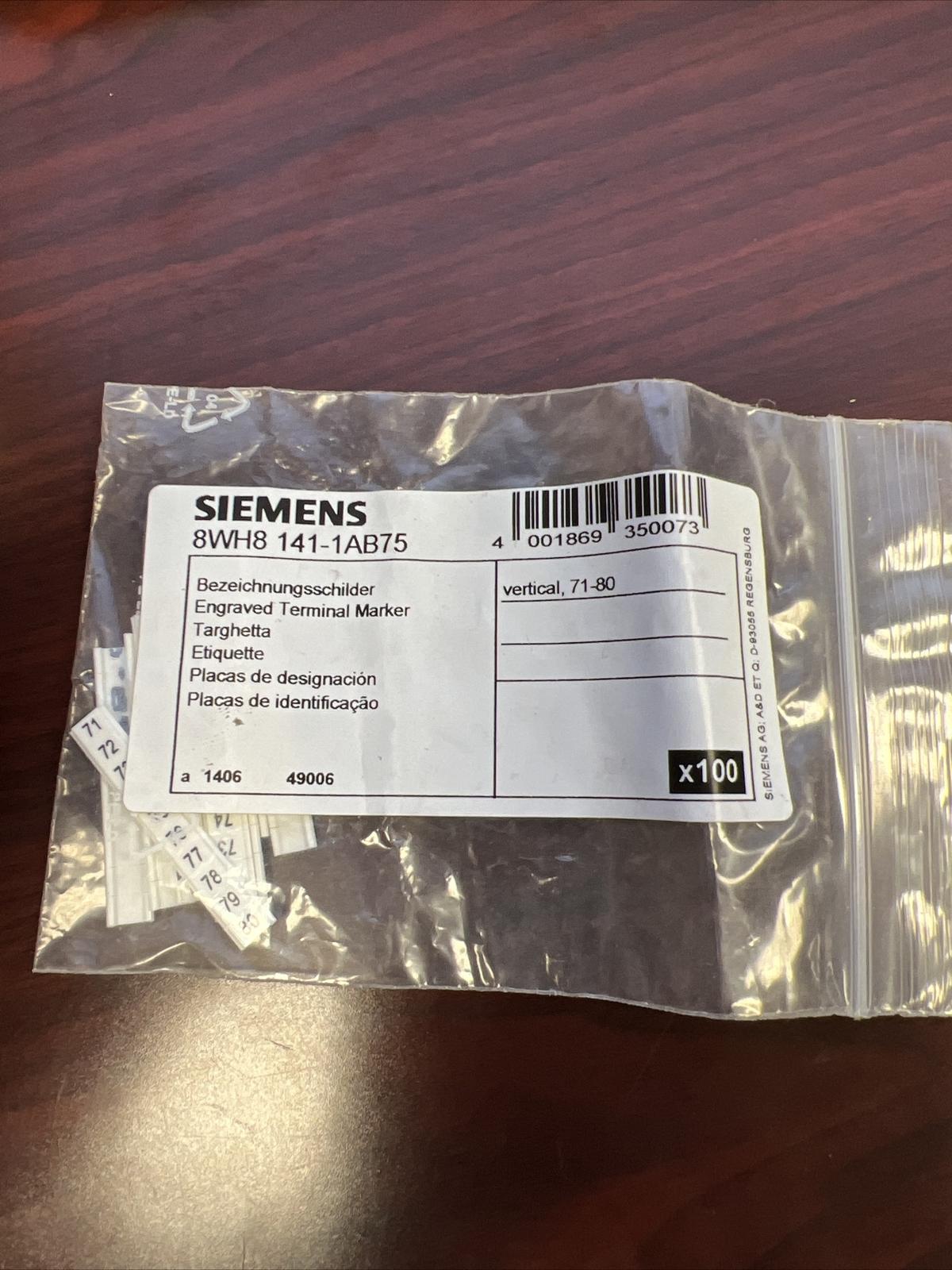 LABEL, VERT PRINT 71->80, FLAT, 4.2MM, STRIP