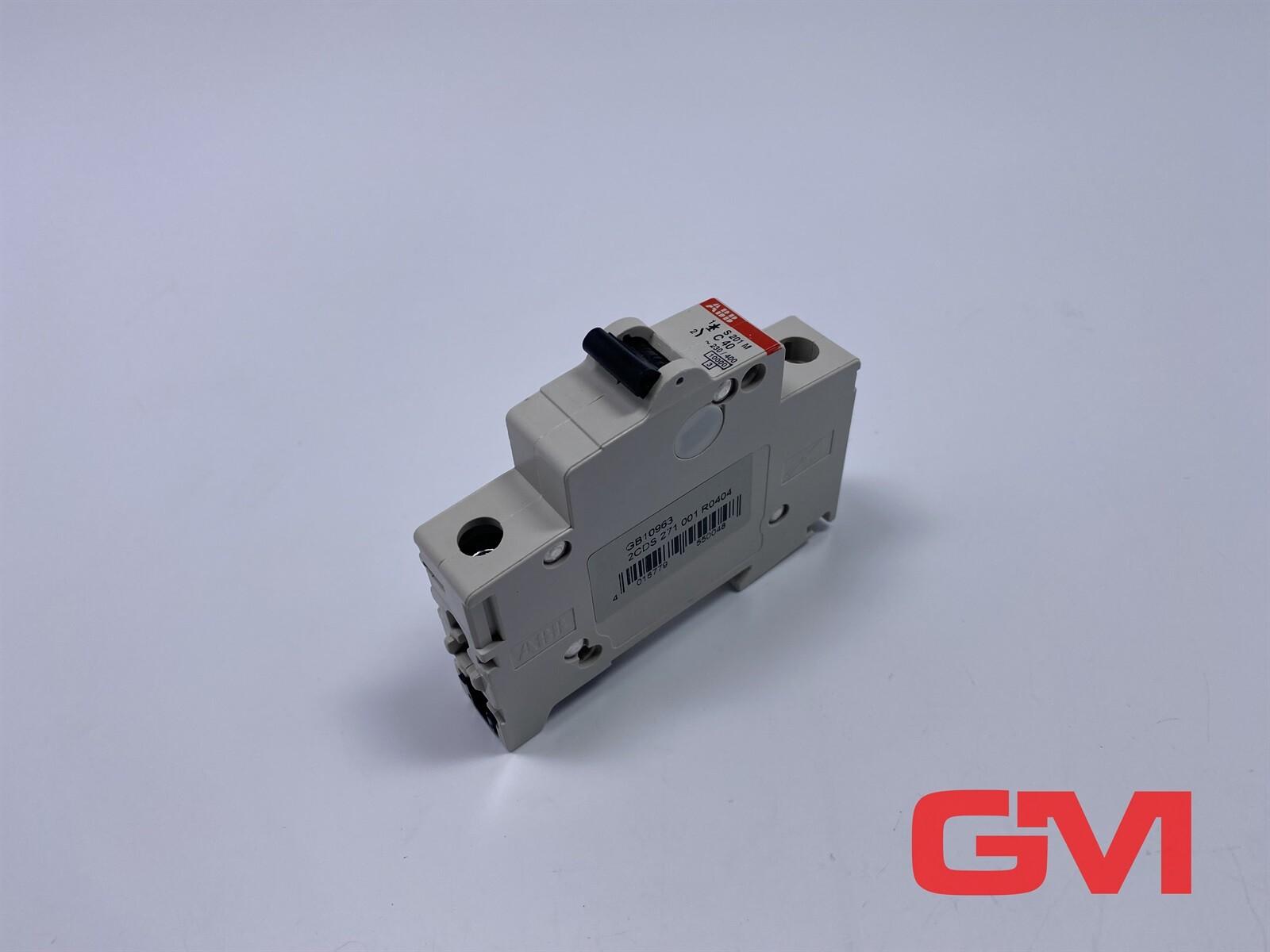 S201M-C40 Miniature Circuit Breaker - 1P - C - 40 A