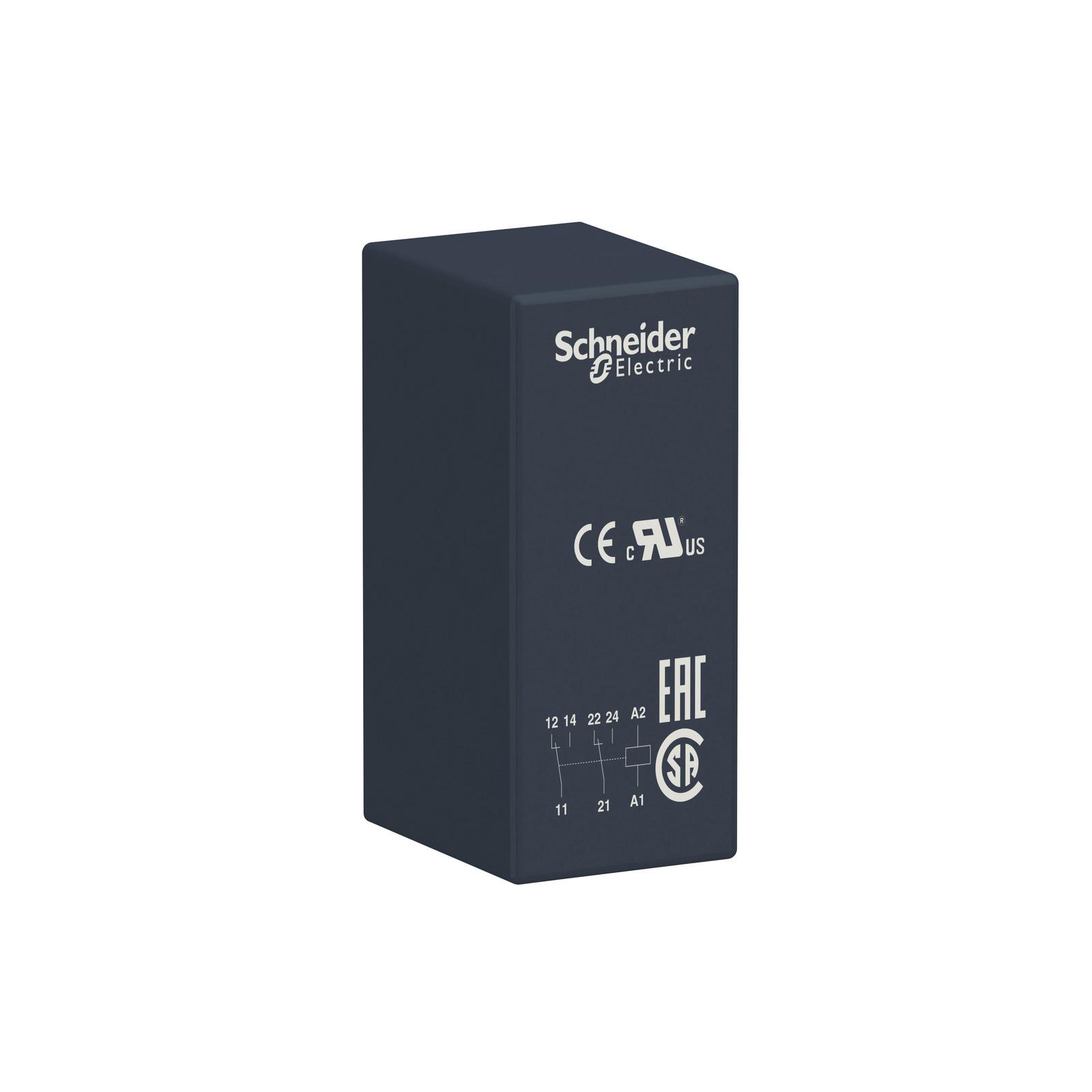 interface plug-in relay, Harmony electromechanical relays, 8A, 2CO, 110V DC