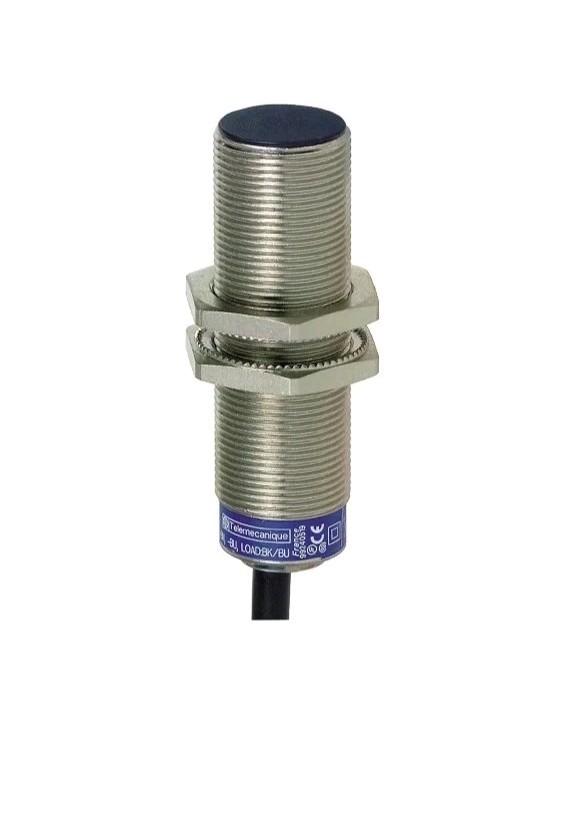 Inductive proximity sensors XS, inductive sensor XS6 M18, L62mm, brass, Sn8mm, 12...48 VDC, cable 10 m