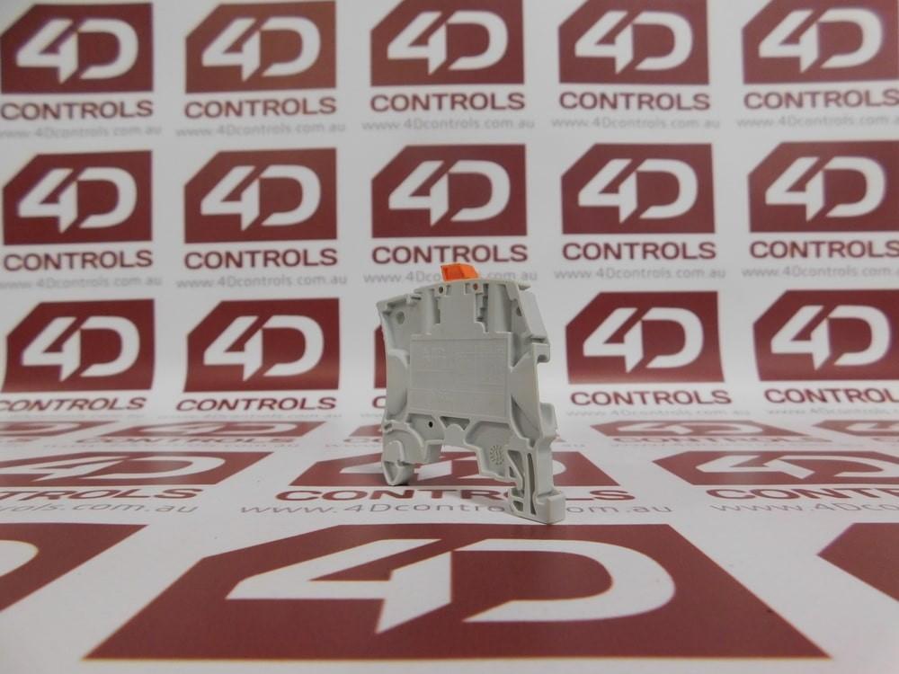ZS4-S Screw Clamp Terminal Block - Disconnect with blade - Grey