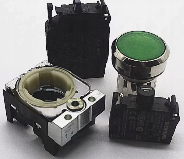 ILLUMINATED PUSHBUTTON. GREEN