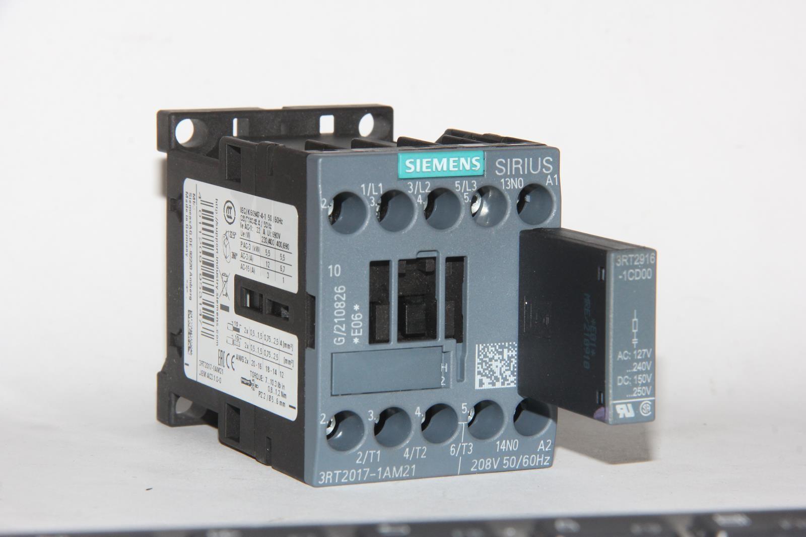 CONTACTOR S00 12A 208VAC 1NO SCRW