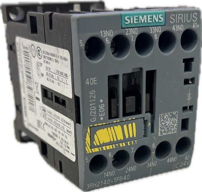 CONTACTOR RELAY 4NO DC 24V SCREW