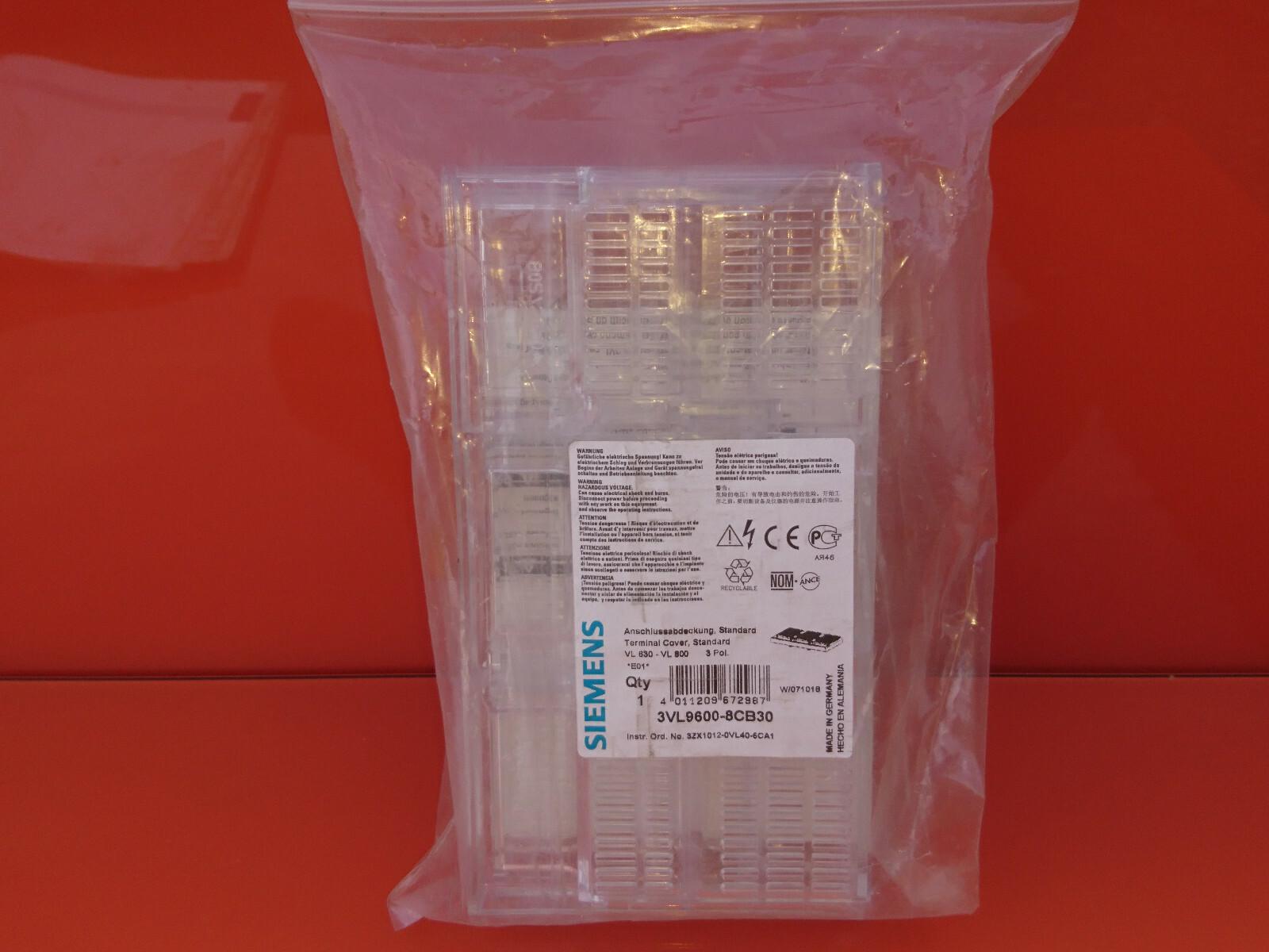BREAKER VL IEC 3VL6 TERM COVER STD 3P