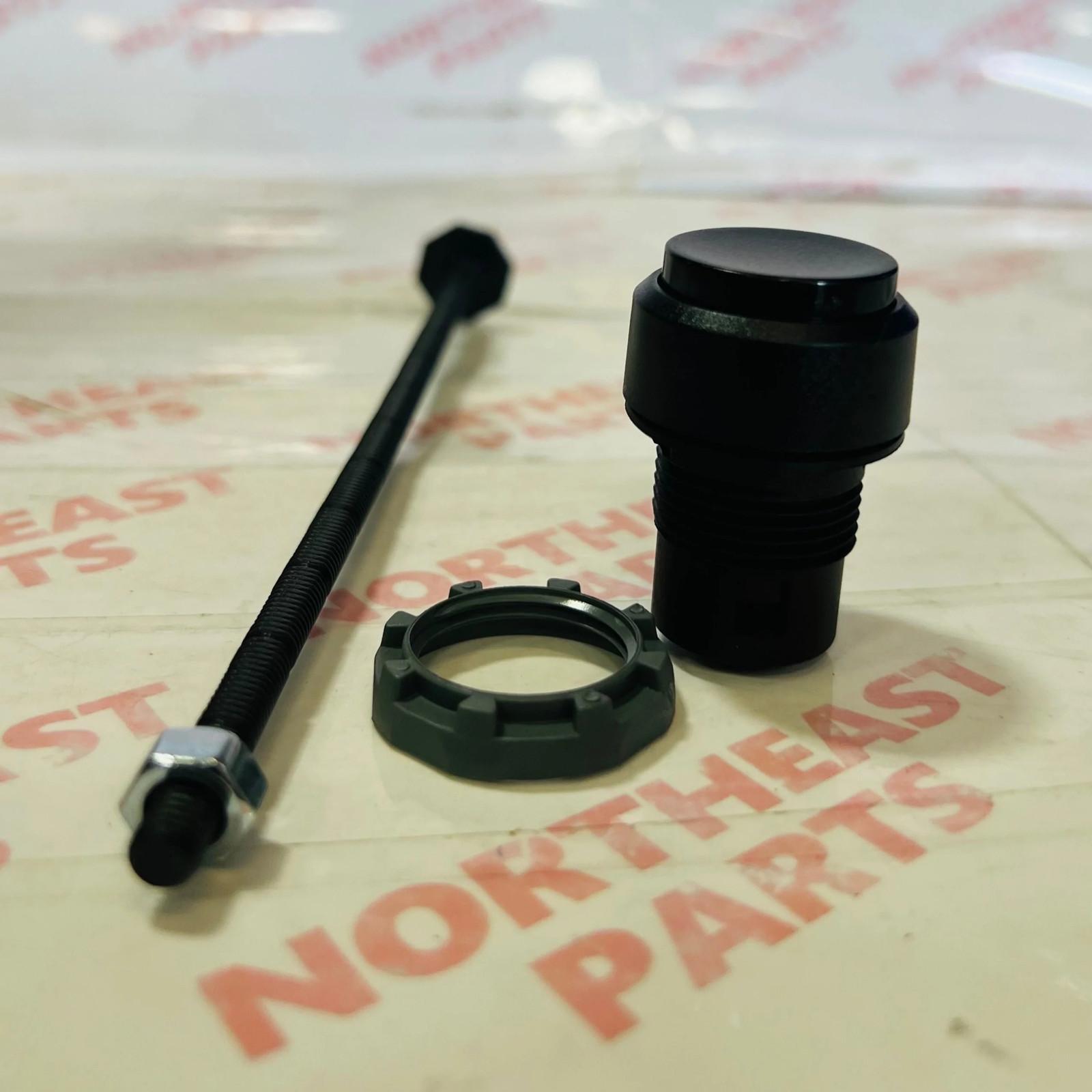 RESET BUTTON,EXTD,BLK,W/SHAFT