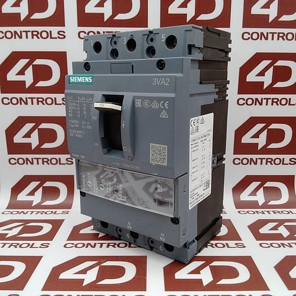 BRKR 3VA20 3P 40A 85KA ETU3-LI NUT