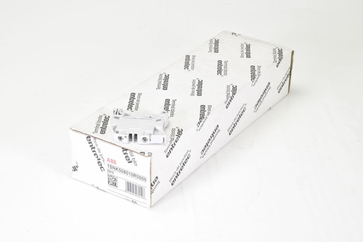 ZS10 Screw Clamp Terminal Block - Feed-through - Grey