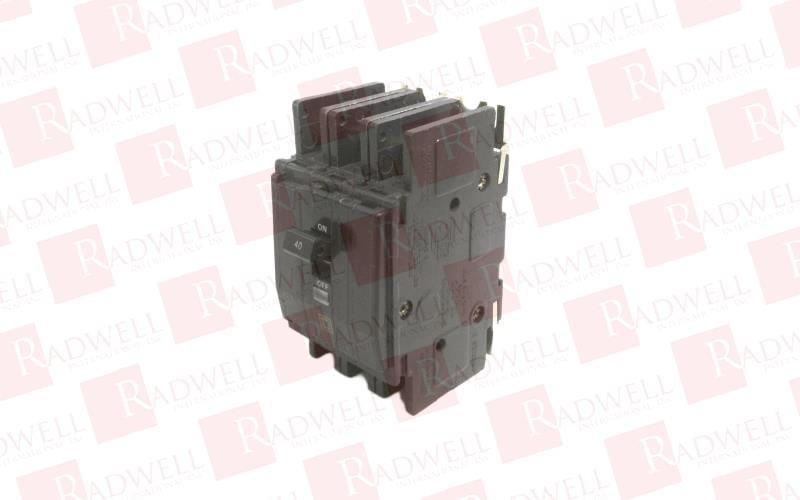 Mini circuit breaker, QOU, 40A, 3 pole, 240VAC, 10kA