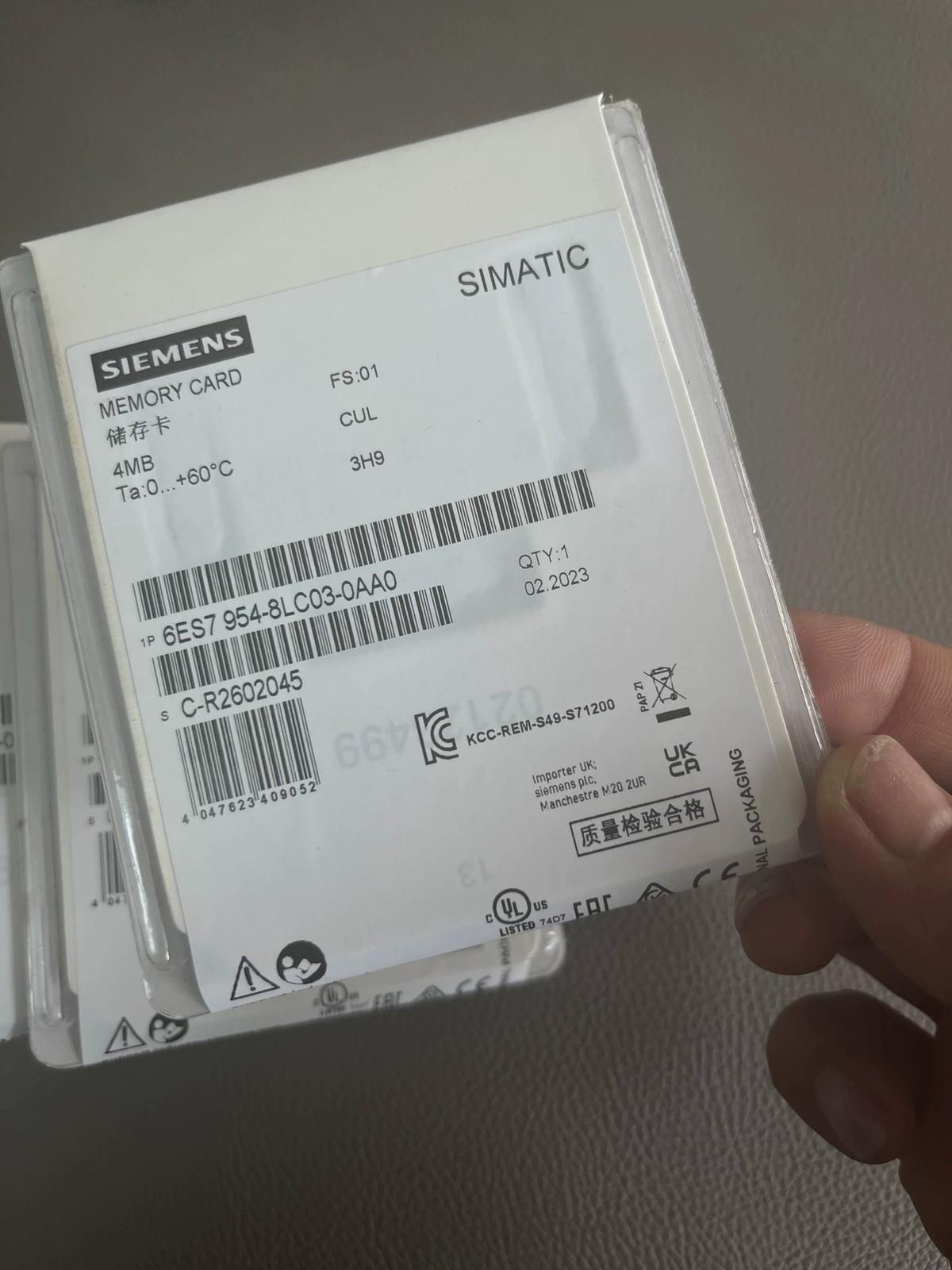 SIMATIC S7 MEMORY CARD, 4MB