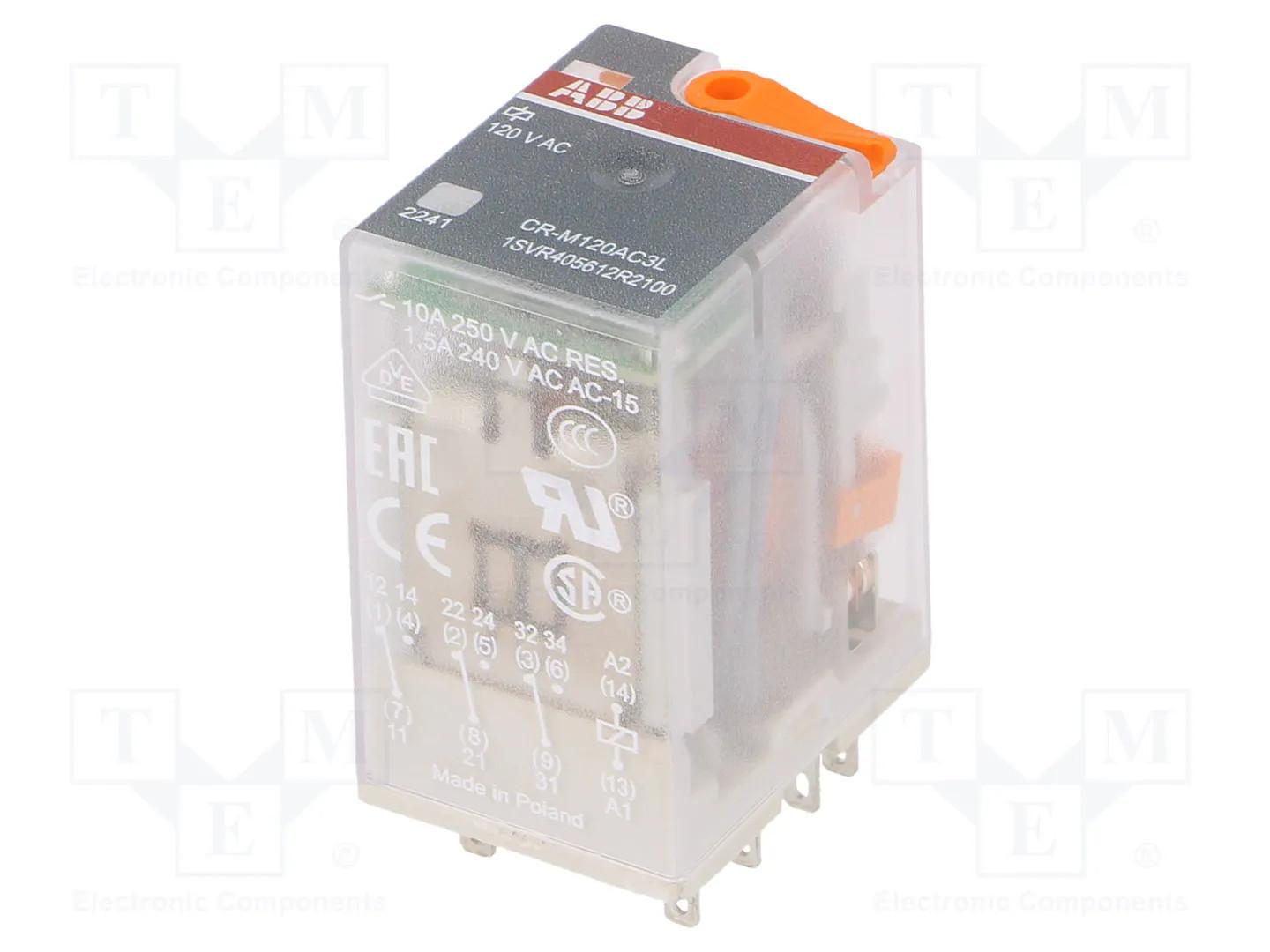 CR-M120AC3L PLUGGABLE RELAY