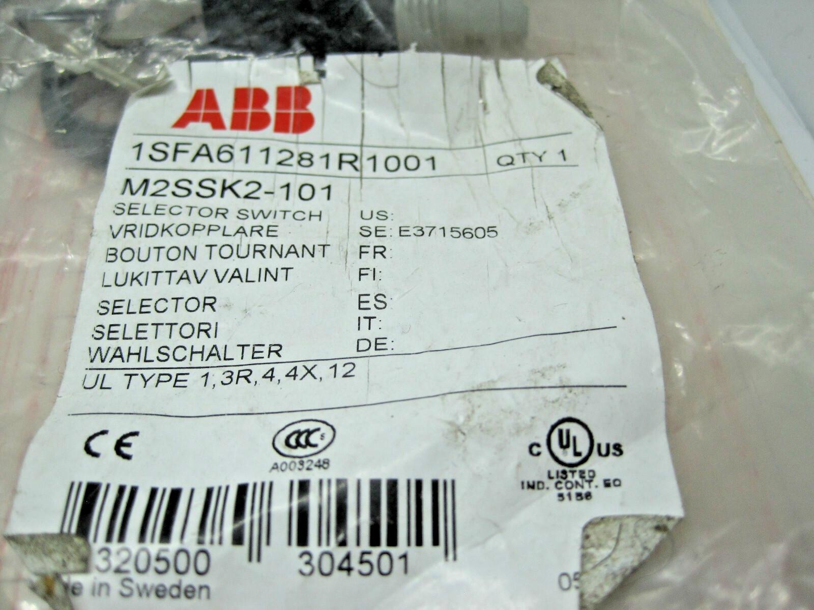 M2SSK2-101 Selector Switch