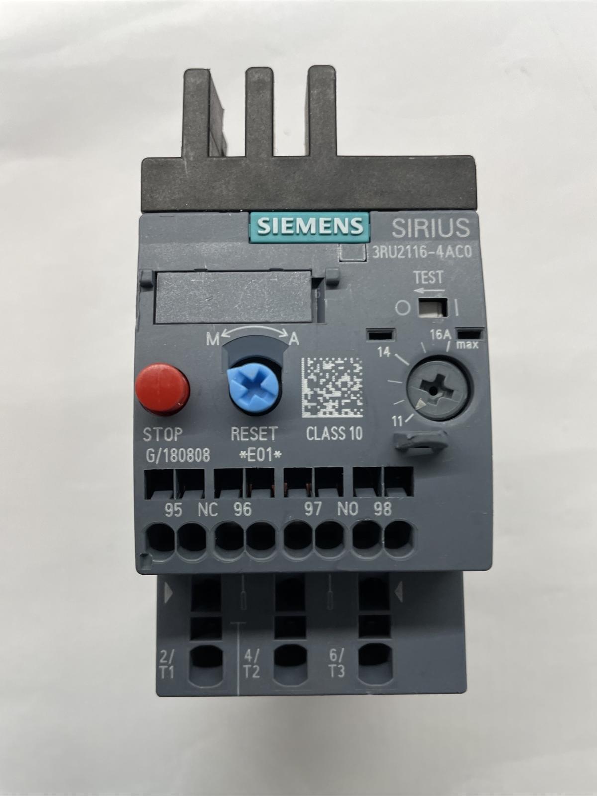 OVERLOAD RELAY CL10 S00 11-16A SPRNG