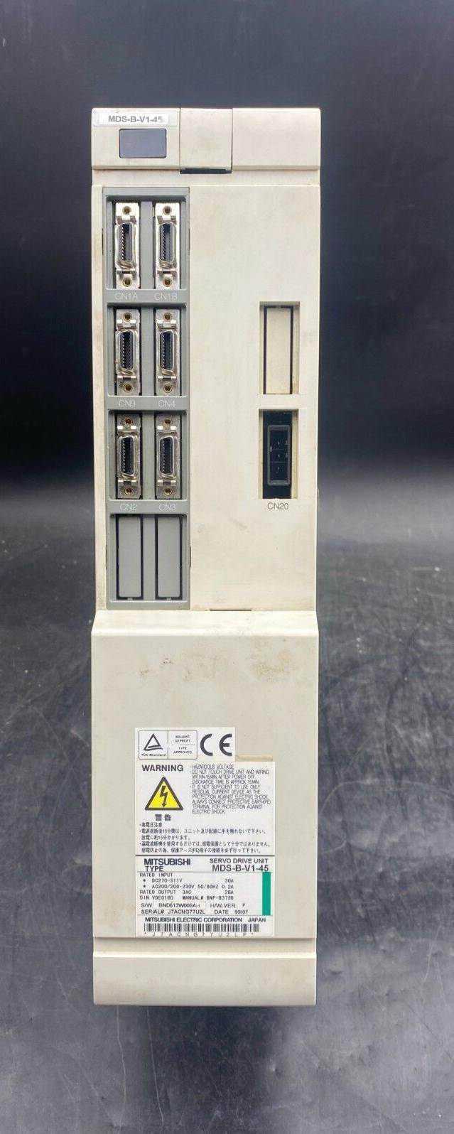 MDS-B-V1-45 SERVO DRIVE UNIT AFFICHAGE ALARME BATTERIE POUR