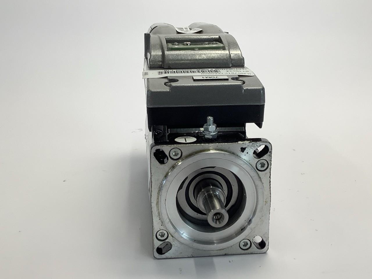 integrated servo motor- 1.1 Nm - 6000 rpm- keyed shaft- multiturn- without brake