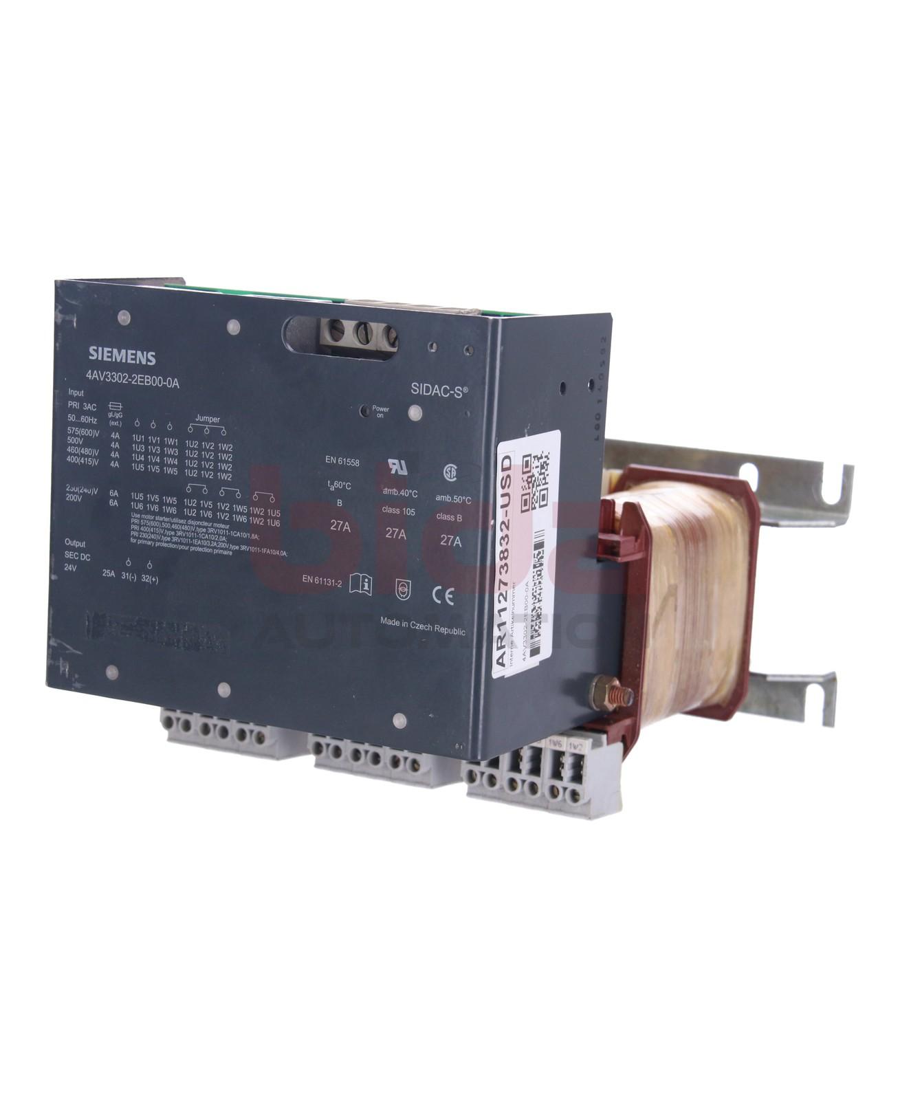 POWER SUPPLY, 3PH, PRI 575-200VAC, SEC24VDC