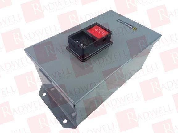 Manual Starter, integral horsepower, NEMA M0, 600 VAC, 2 pole, 2 HP at 230 VAC, single phase, no indicator, NEMA 12