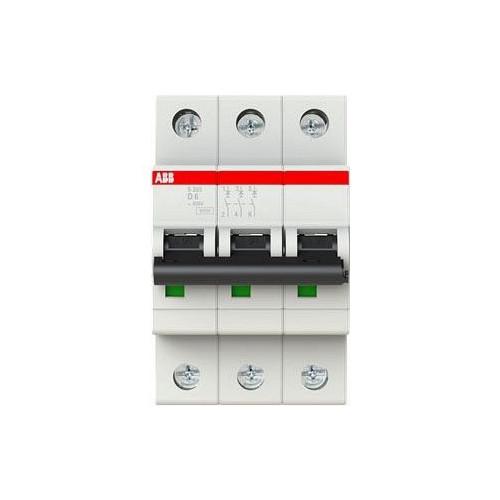 S203-D6 Miniature Circuit Breaker - 3P - D - 6 A