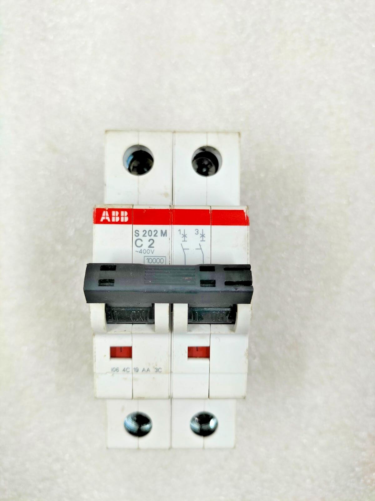 S202M-C2 Miniature Circuit Breaker - 2P - C - 2 A