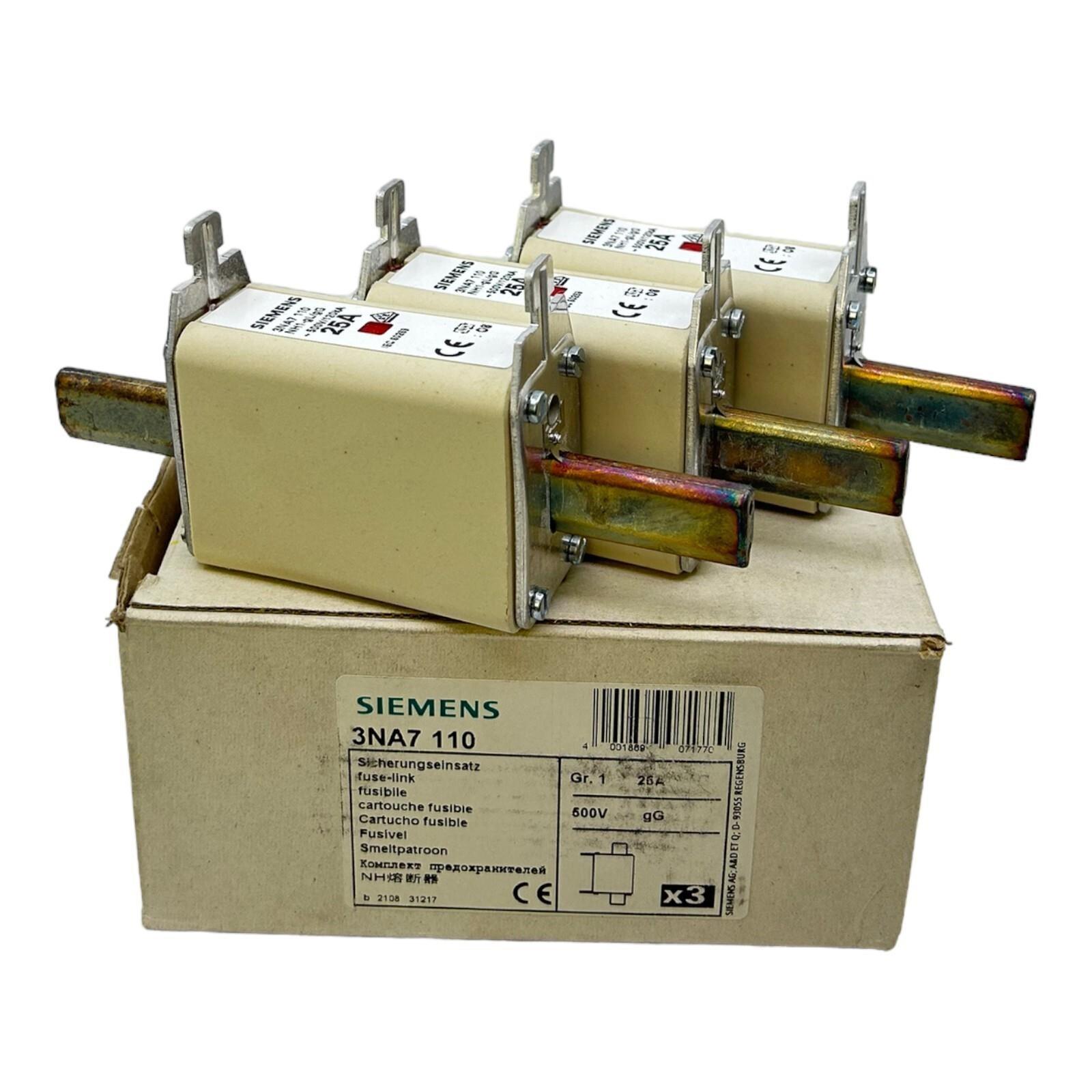 FUSE LINK, LV HRC, 25A, 500VAC, SZ 1