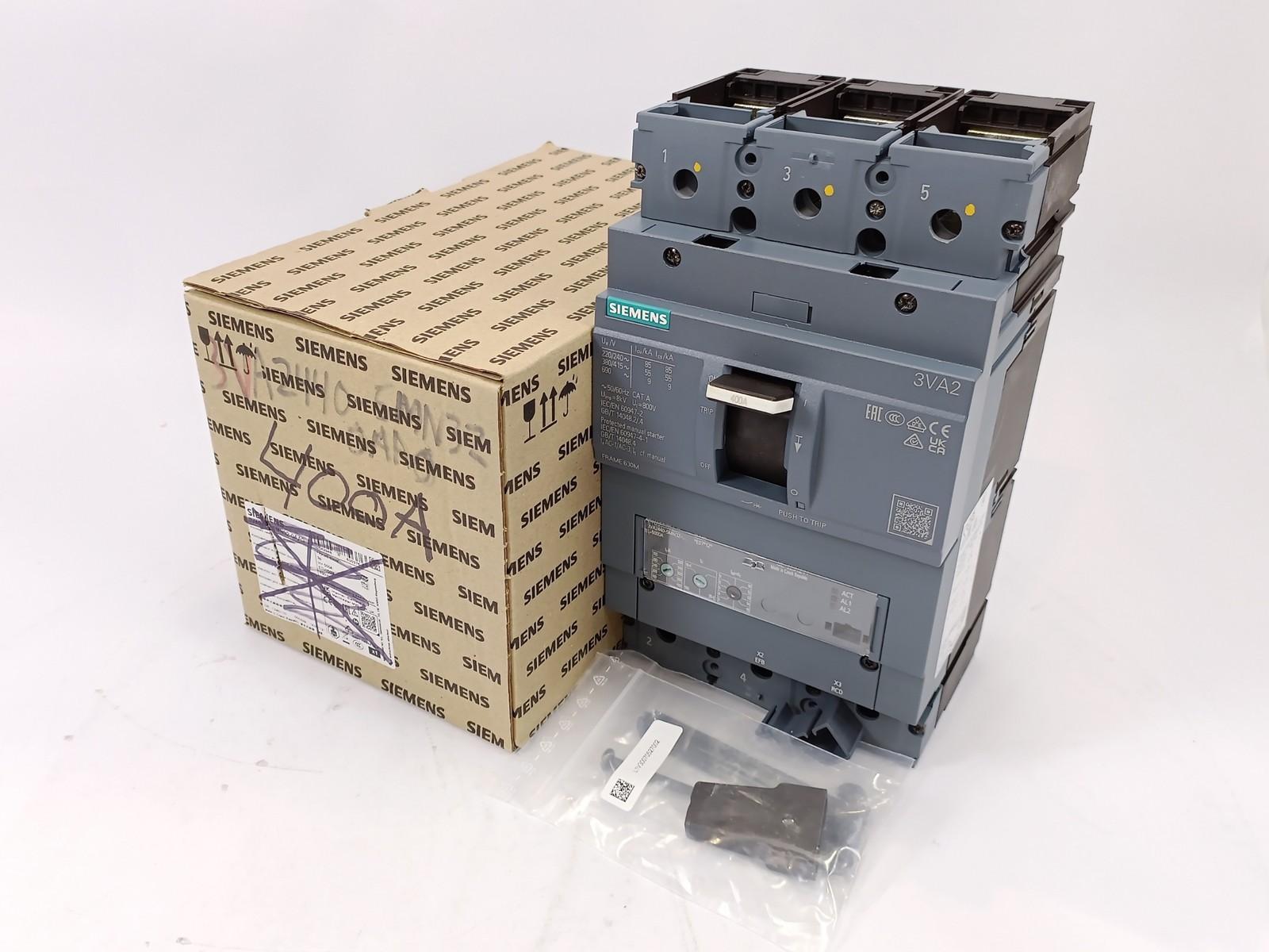 BRKR 3VA24 3P 400A 55KA MCP LSI NUT