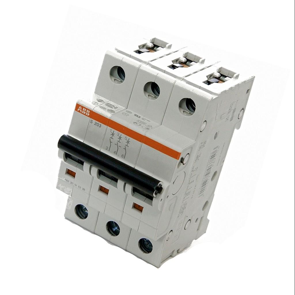 S203-B16 Miniature Circuit Breaker - 3P - B - 16 A