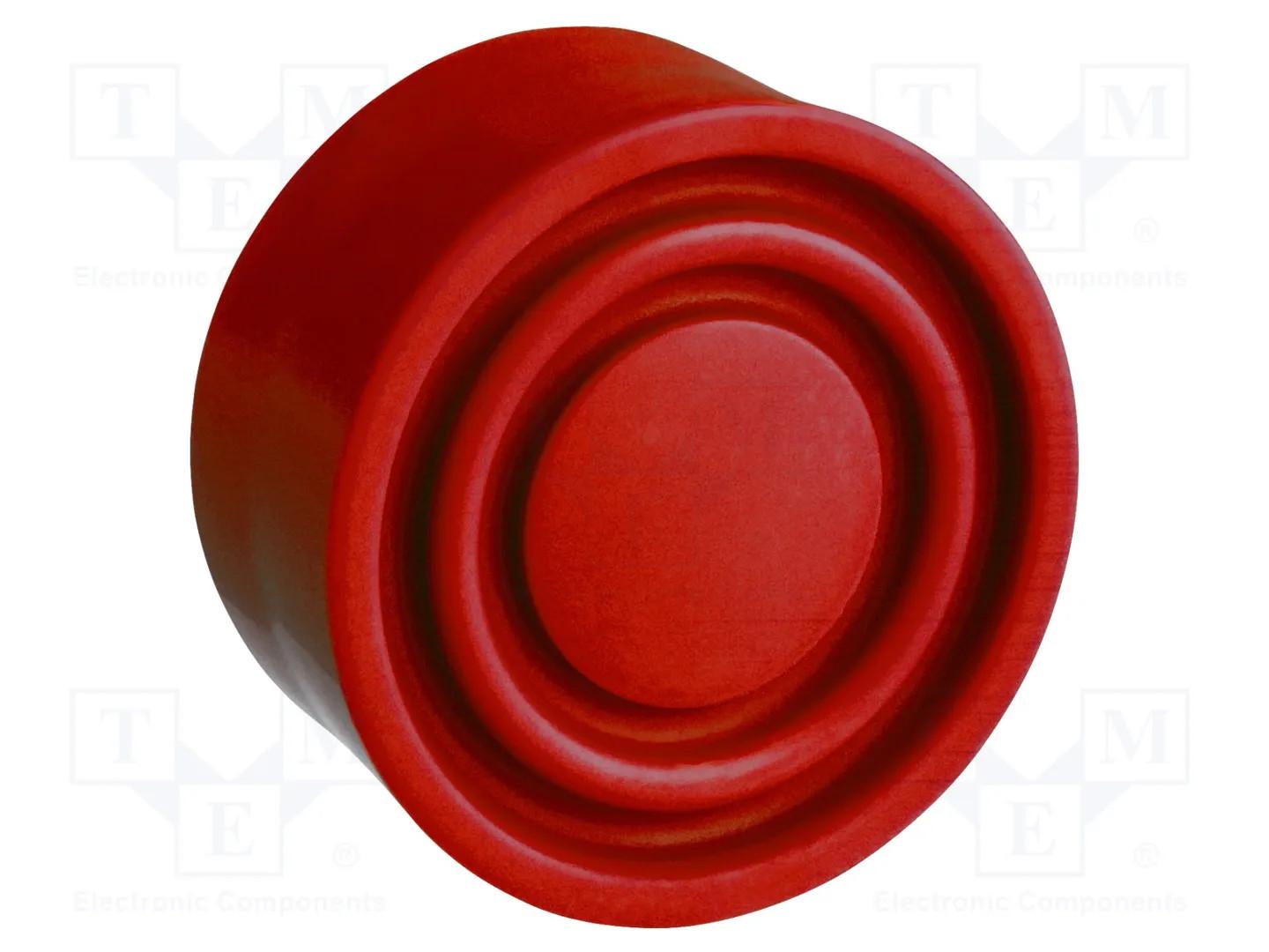 Harmony XB4, Harmony XB5, red boot for circular flush pushbutton Ø22 mm