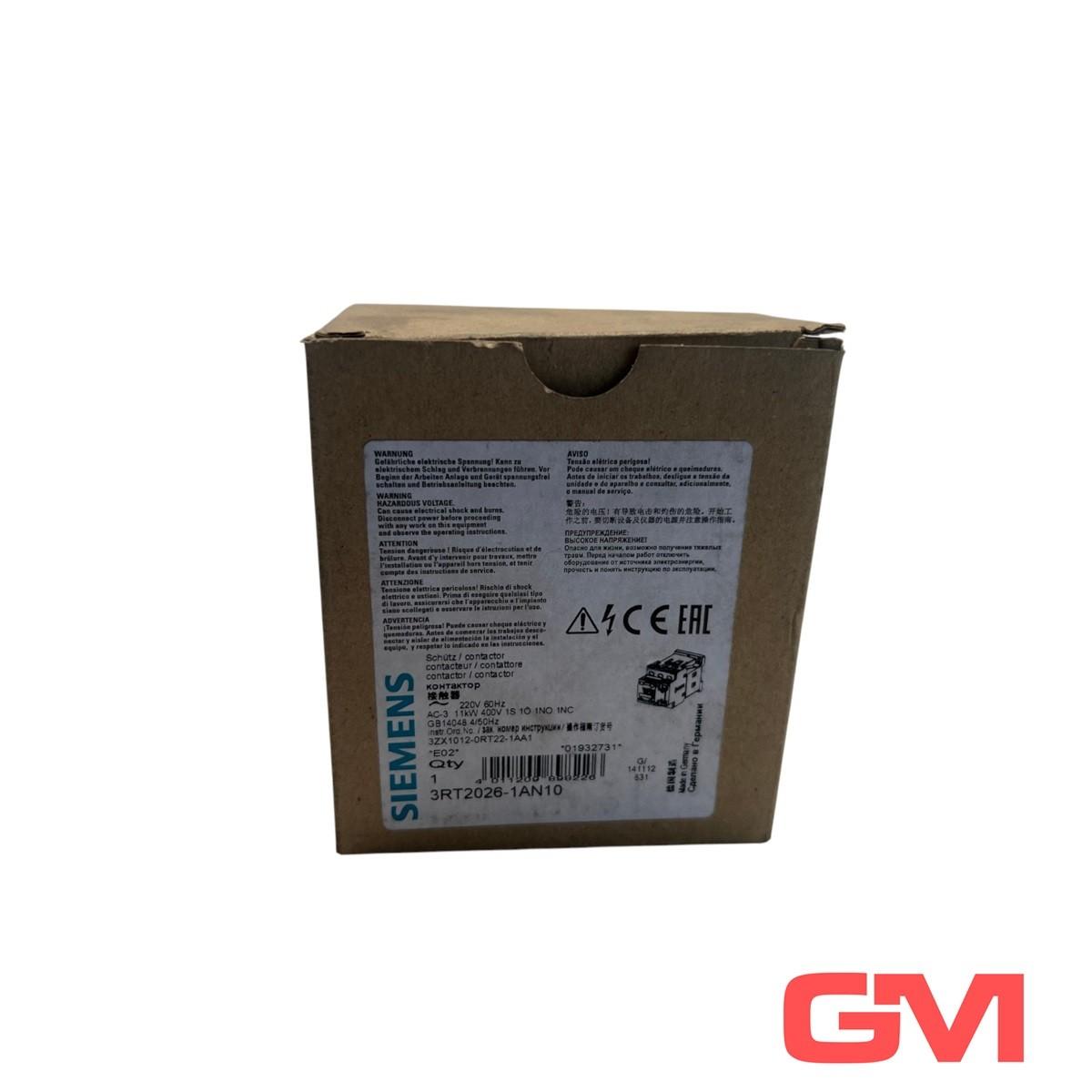 CONTACTOR S0 25A 220VAC 1NO/1NC SCRW