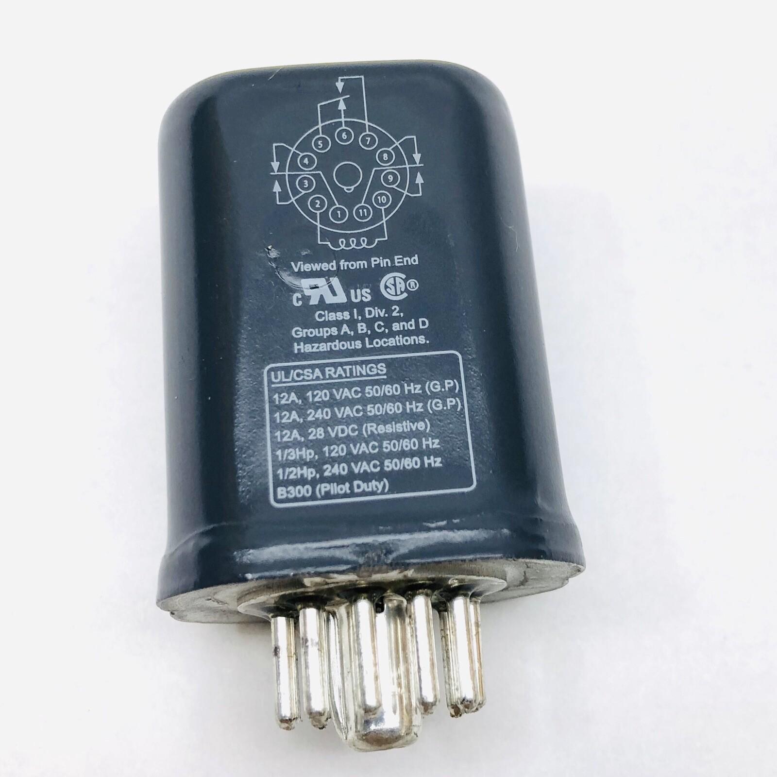 Power relay, SE Relays, 12A, 3PDT, 110 VDC, hermetically sealed contacts, hazardous location series