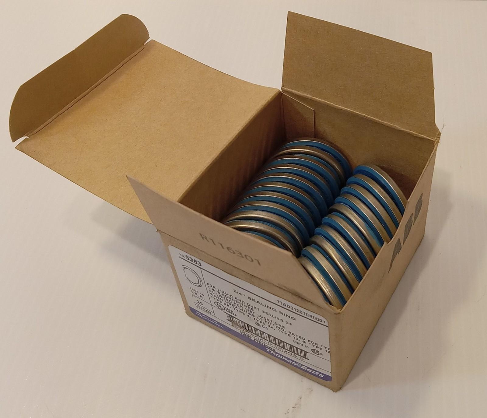 Liquidtight Sealing Gasket, 3/4 Inch, with 316 Stainless Steel Retainer Ring and Thermoplastic Molded Seals