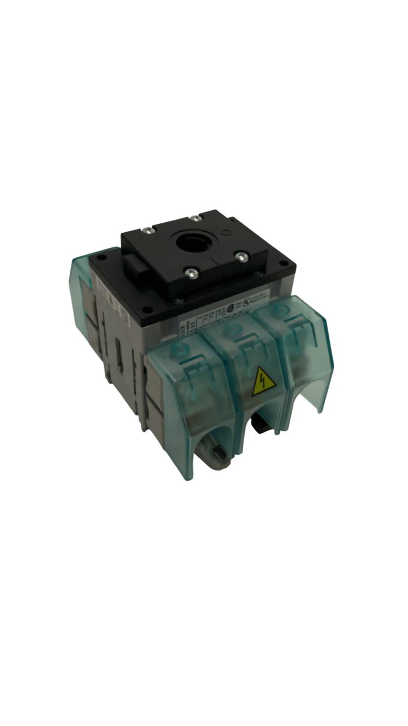 DISC SW 125A DOOR ROT HDL 4HOLE BLK 3P