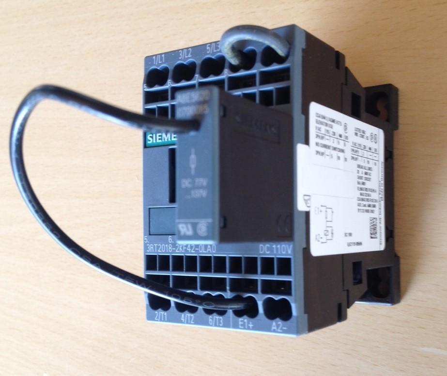 CONTACTOR RAIL S00 16A 110VDC 1NC SPRG