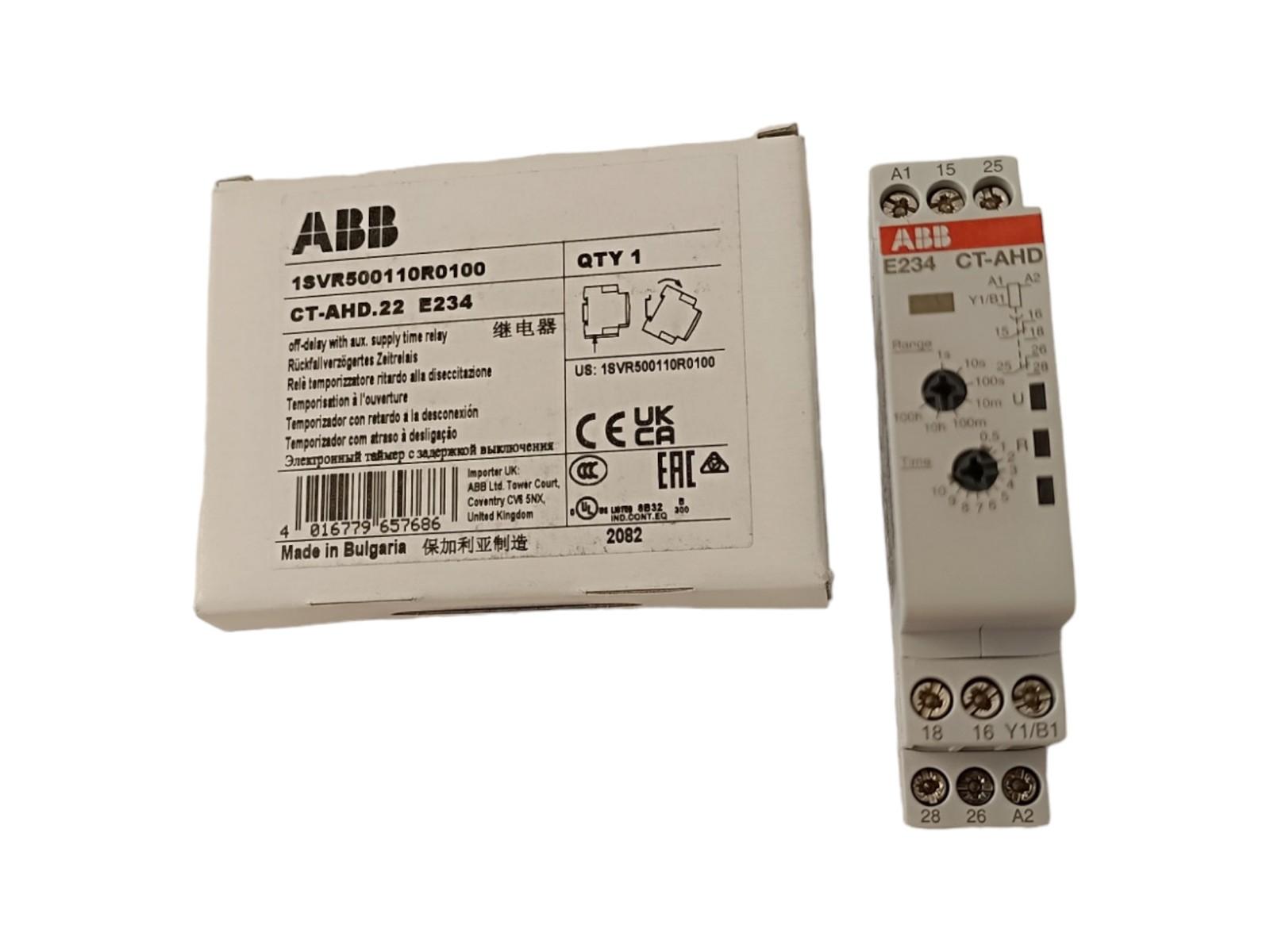 CT-AHD.22 OFF-DELAY TIMERS