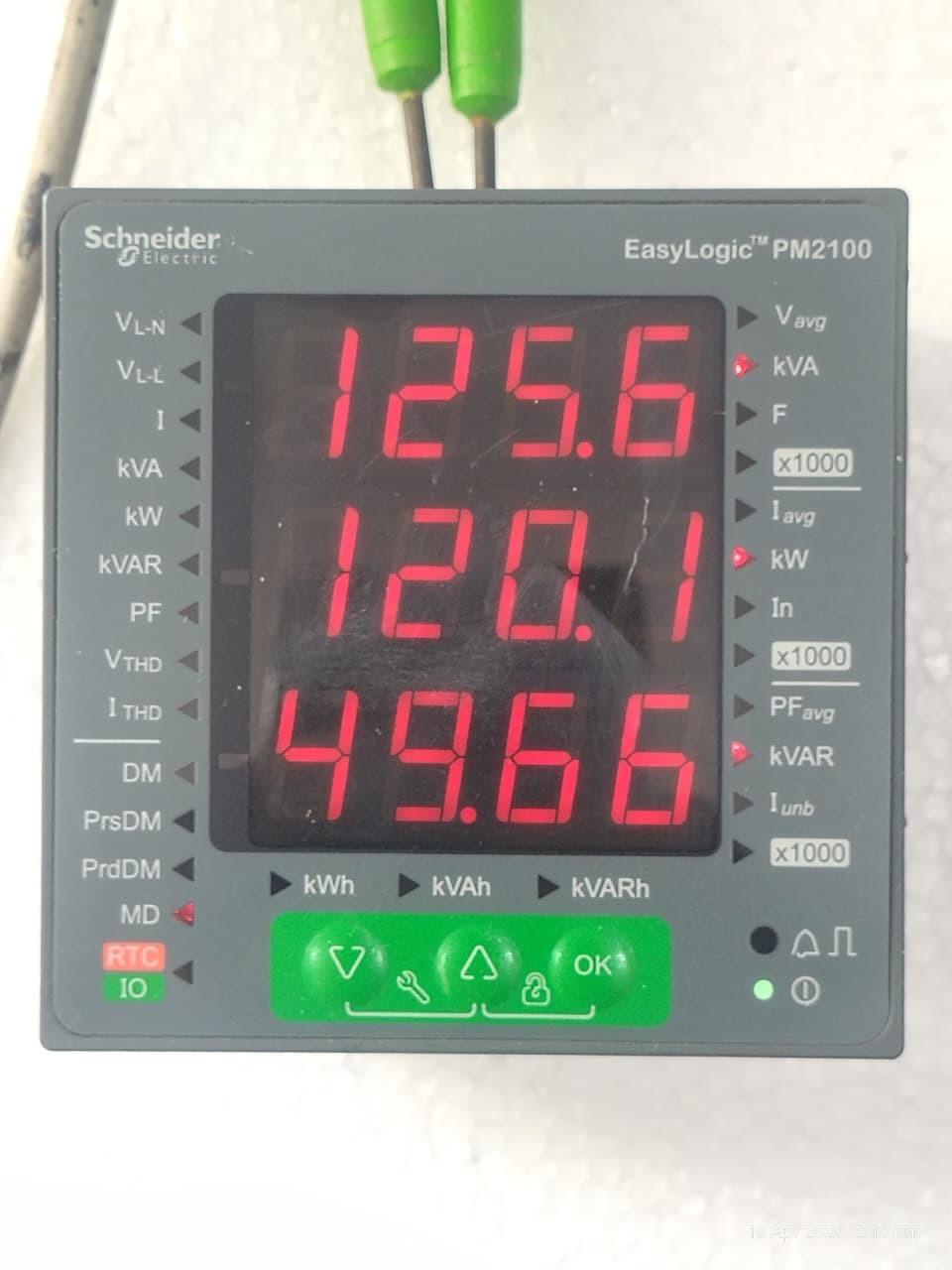 EasyLogic PM2110, Power & Energy meter, Total Harmonic, LED display, Pulse, class 1