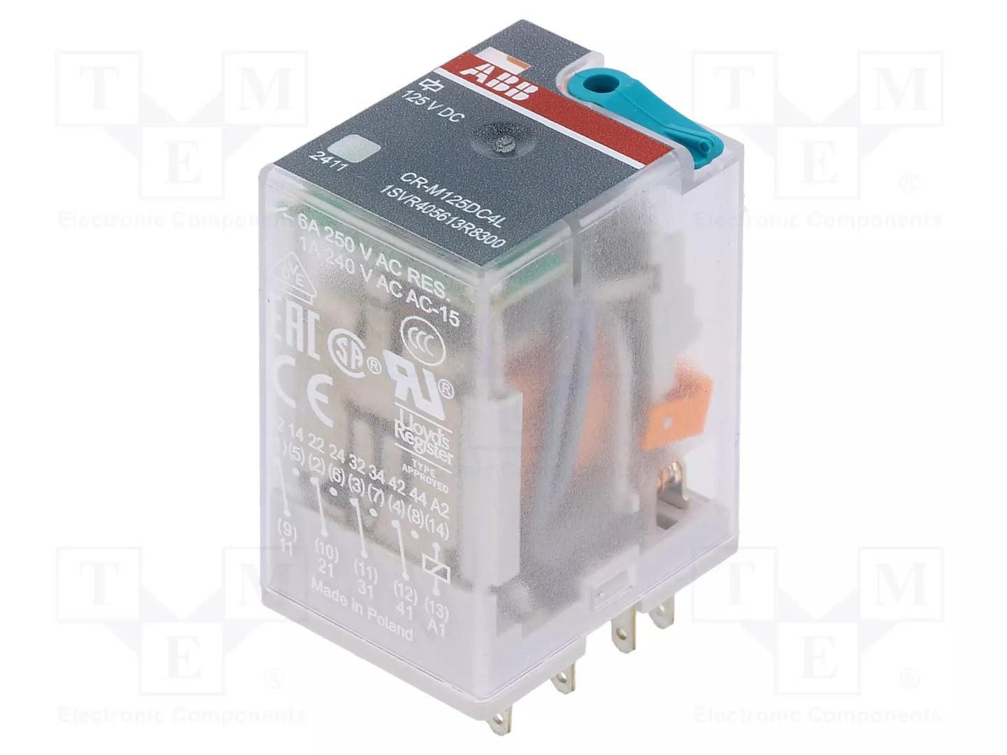 CR-M125DC4L PLUGGABLE RELAY