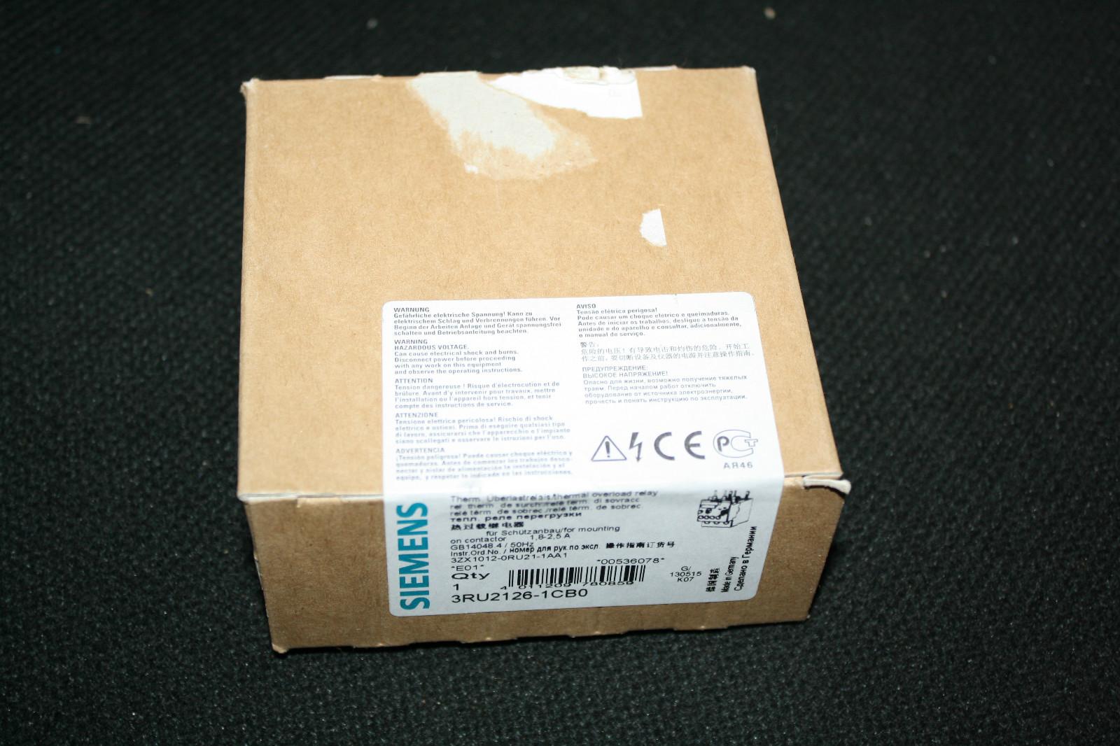 OVERLOAD RELAY CL10 S0 1.8-2.5A SCREW